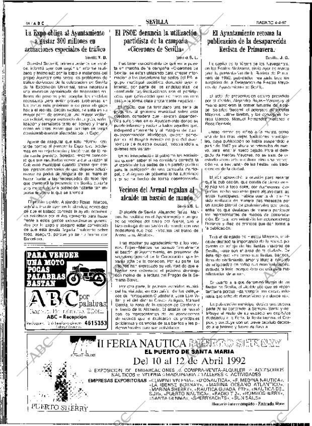 ABC SEVILLA 04-04-1992 página 44