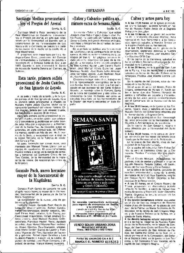 ABC SEVILLA 04-04-1992 página 63