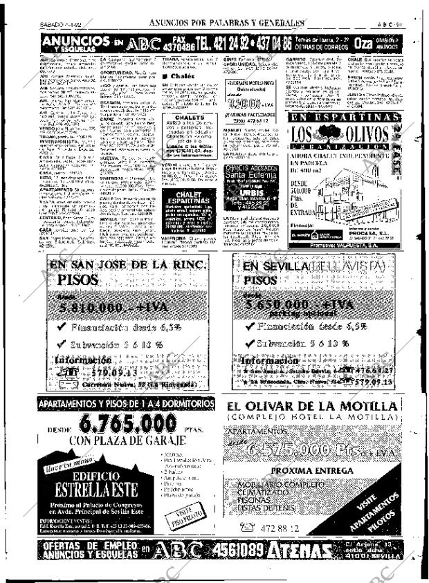 ABC SEVILLA 04-04-1992 página 91