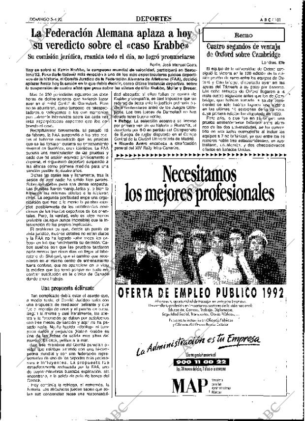 ABC MADRID 05-04-1992 página 101