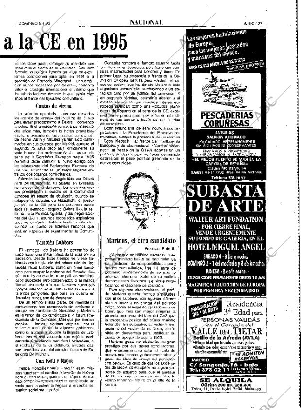 ABC MADRID 05-04-1992 página 27