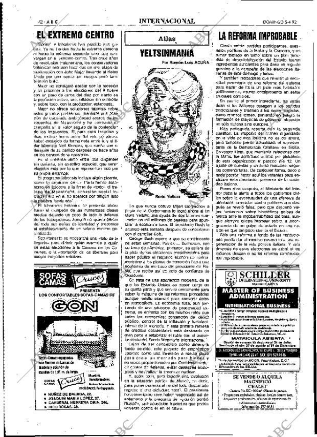 ABC MADRID 05-04-1992 página 42