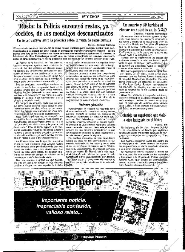 ABC MADRID 05-04-1992 página 71