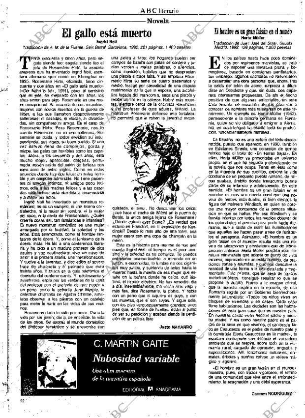 CULTURAL MADRID 10-04-1992 página 12