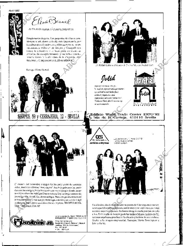 ABC SEVILLA 15-04-1992 página 112