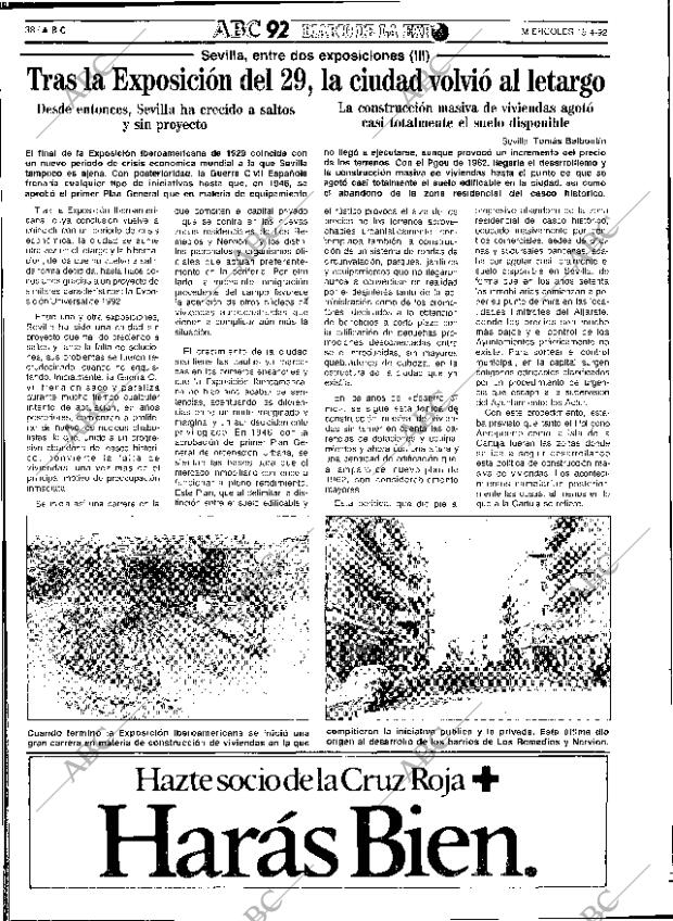 ABC SEVILLA 15-04-1992 página 38