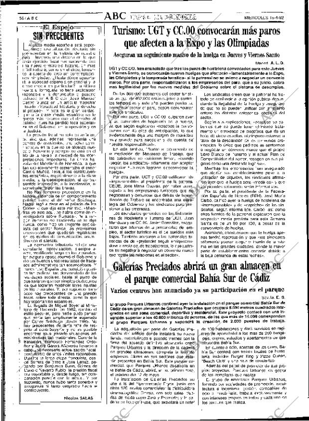 ABC SEVILLA 15-04-1992 página 56