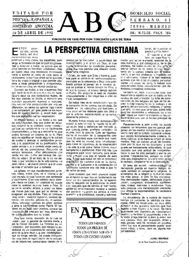 ABC MADRID 16-04-1992 página 3