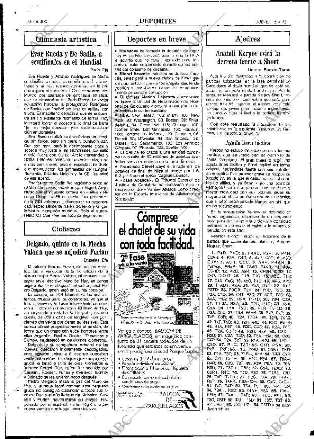 ABC MADRID 16-04-1992 página 76