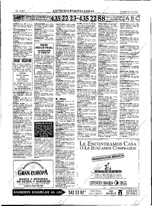 ABC MADRID 19-04-1992 página 102
