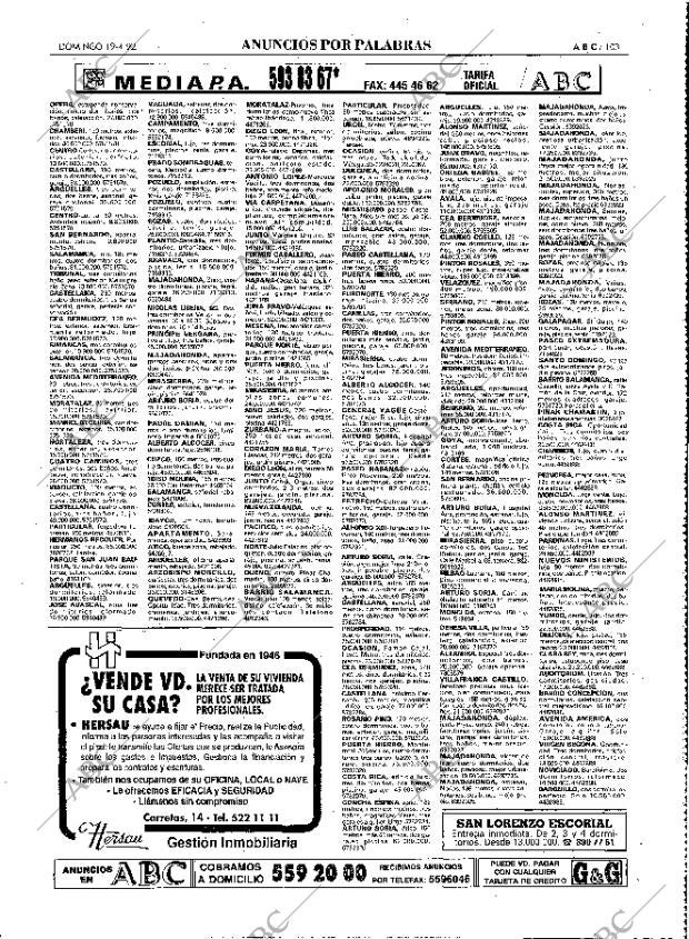 ABC MADRID 19-04-1992 página 103