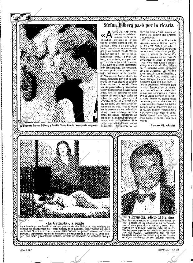 ABC MADRID 19-04-1992 página 110