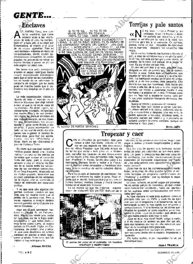 ABC MADRID 19-04-1992 página 112