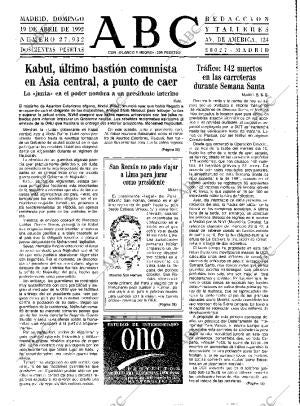 ABC MADRID 19-04-1992 página 21