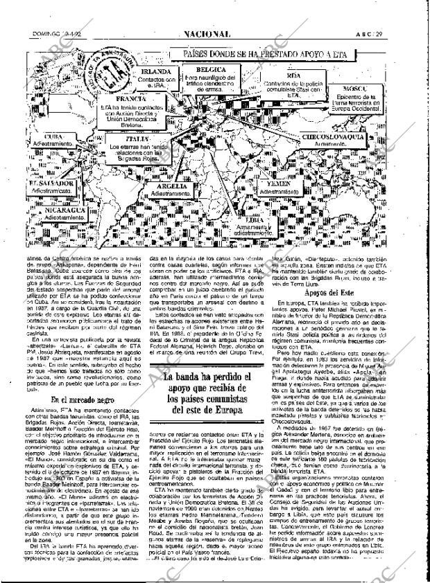 ABC MADRID 19-04-1992 página 29