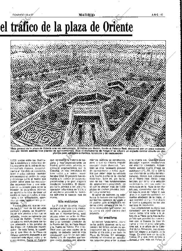 ABC MADRID 19-04-1992 página 45