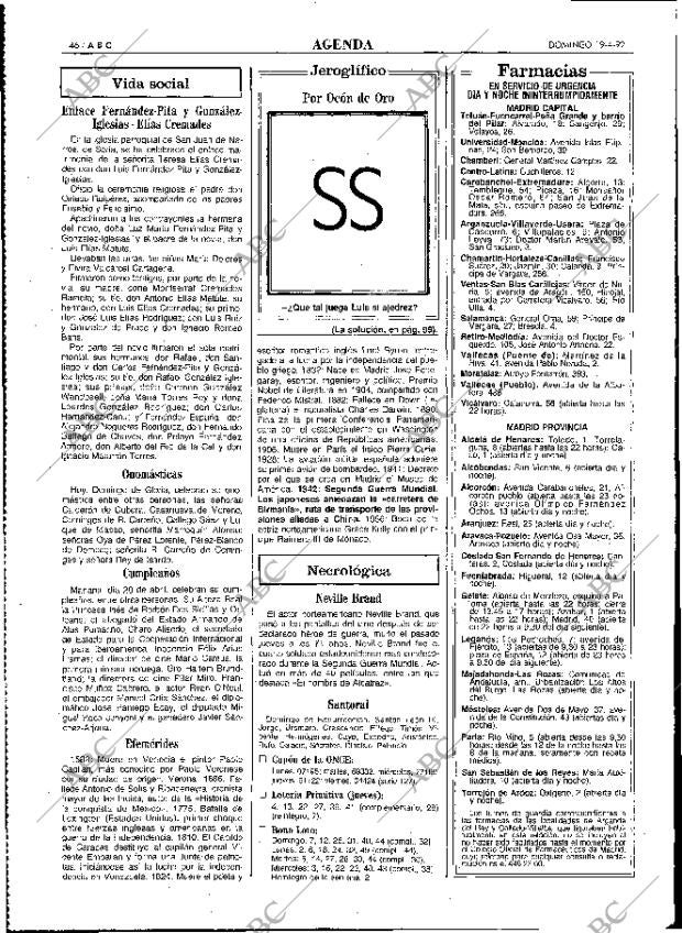 ABC MADRID 19-04-1992 página 46