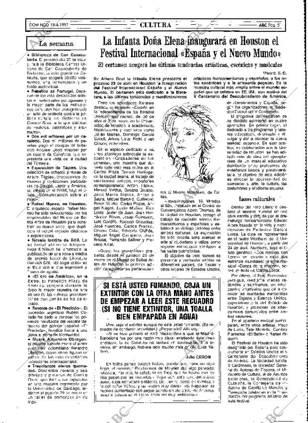 ABC MADRID 19-04-1992 página 51