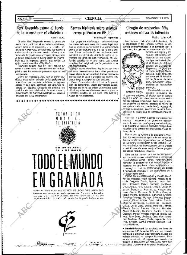 ABC MADRID 19-04-1992 página 58