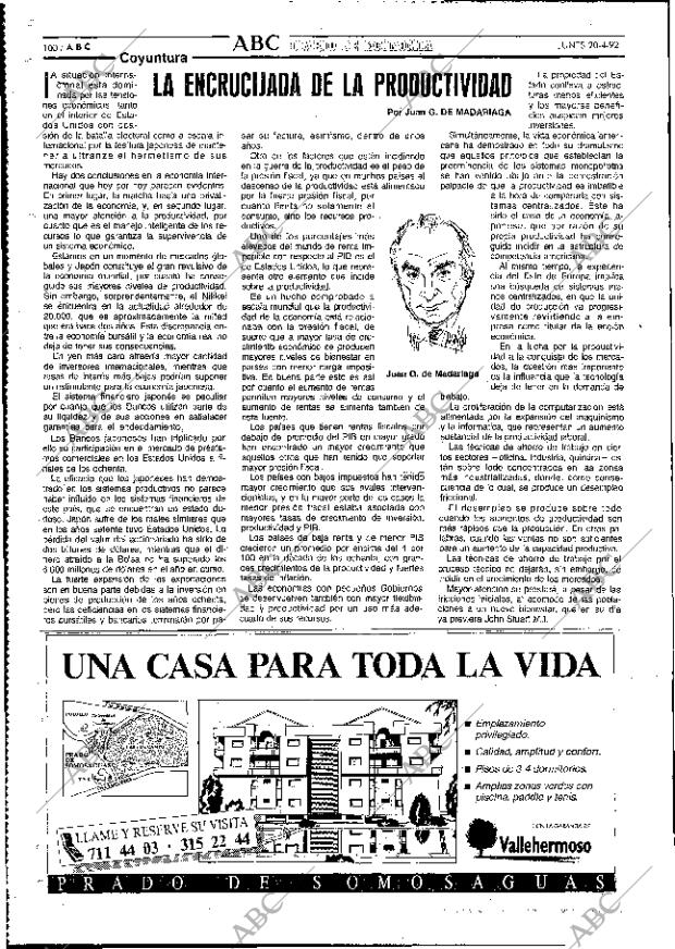 ABC MADRID 20-04-1992 página 100