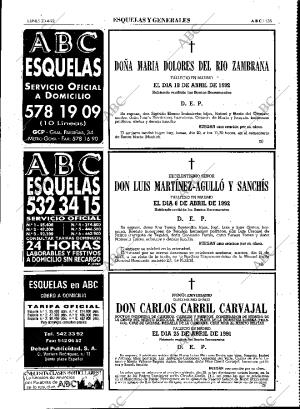 ABC MADRID 20-04-1992 página 135
