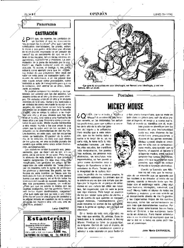 ABC MADRID 20-04-1992 página 22