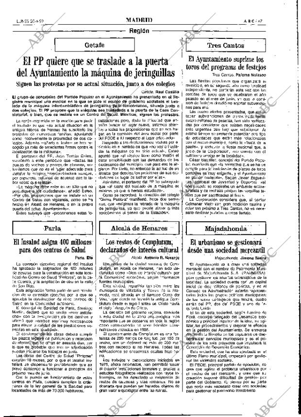 ABC MADRID 20-04-1992 página 47