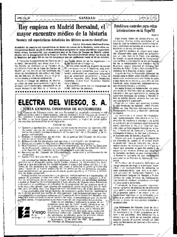 ABC MADRID 20-04-1992 página 56