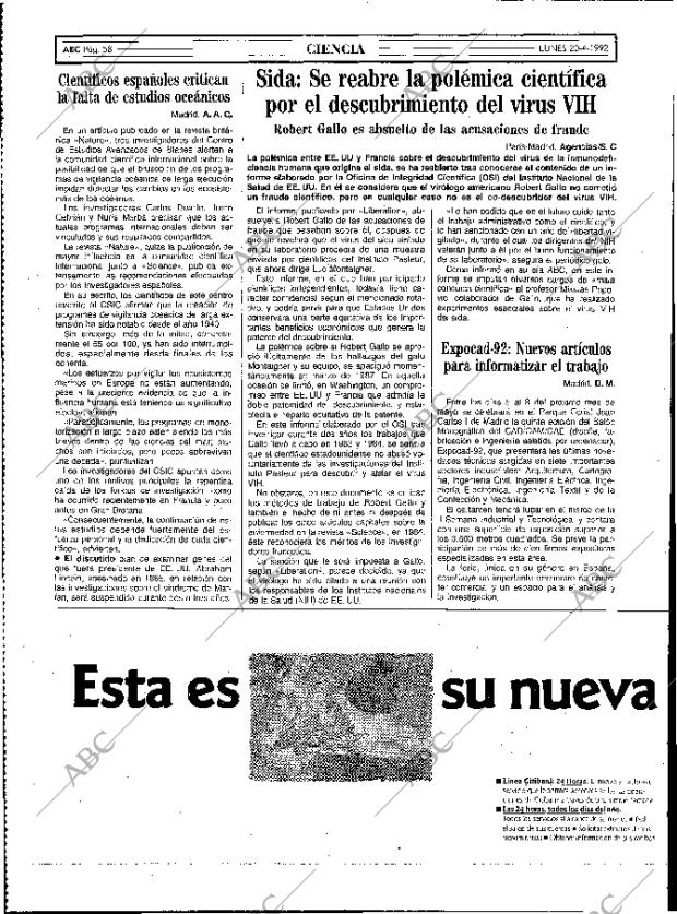 ABC MADRID 20-04-1992 página 58