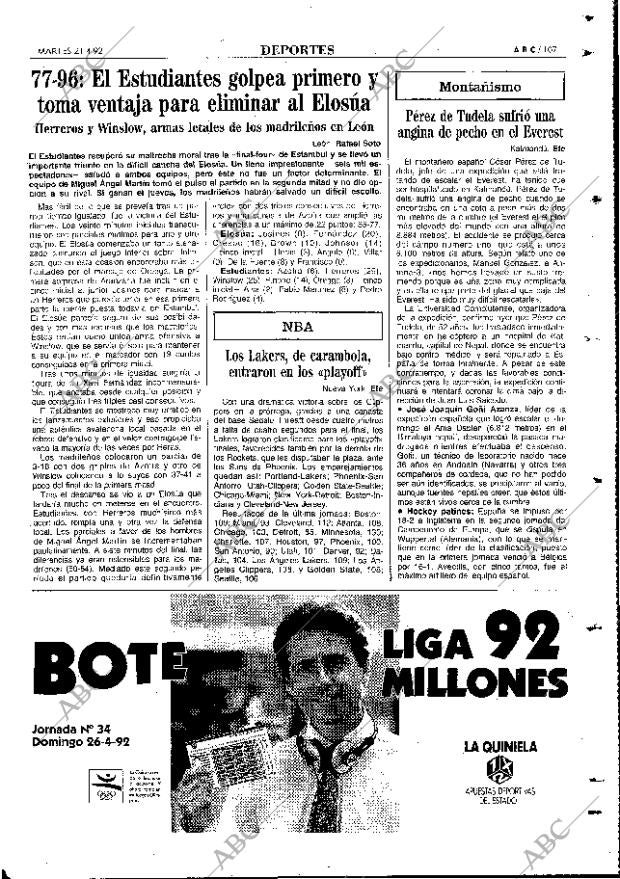 ABC MADRID 21-04-1992 página 107