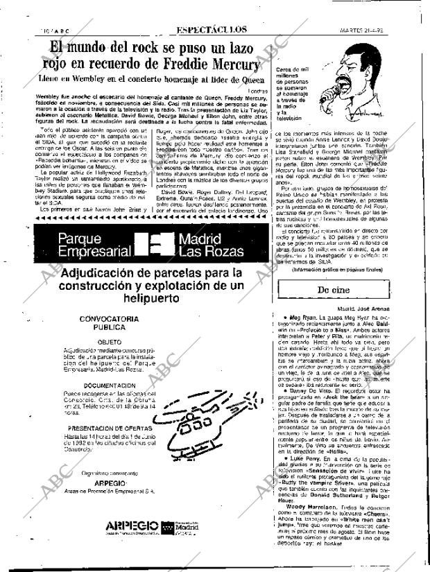 ABC MADRID 21-04-1992 página 110