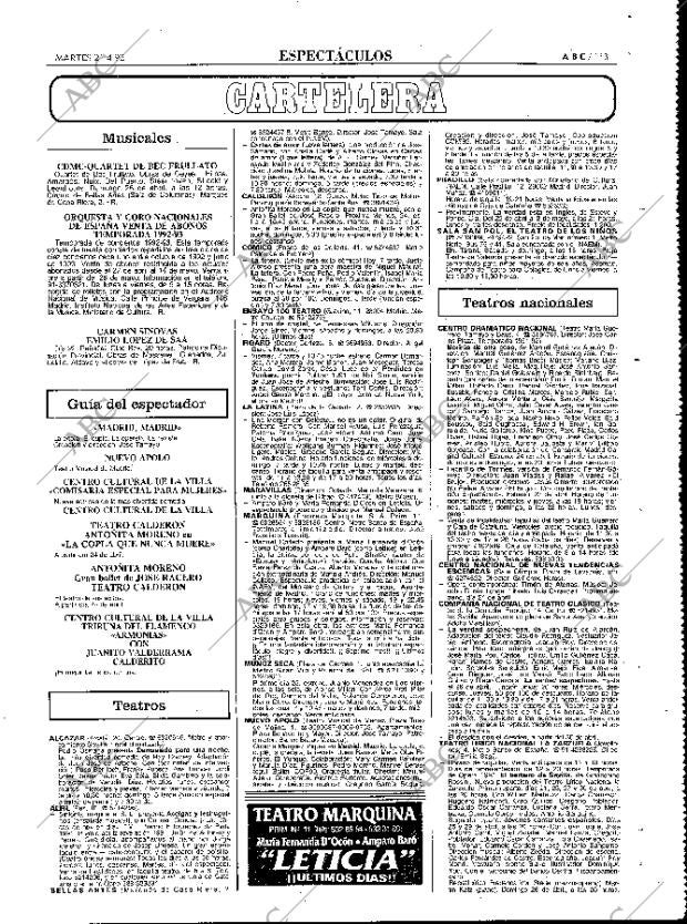 ABC MADRID 21-04-1992 página 113