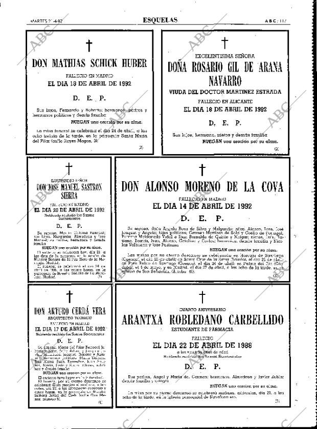 ABC MADRID 21-04-1992 página 117