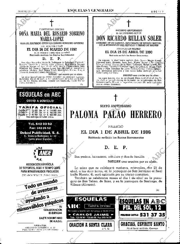 ABC MADRID 21-04-1992 página 119
