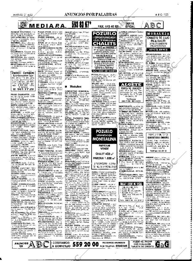 ABC MADRID 21-04-1992 página 125