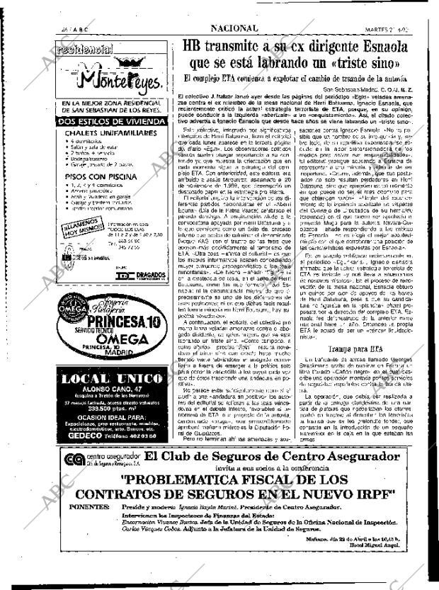ABC MADRID 21-04-1992 página 26