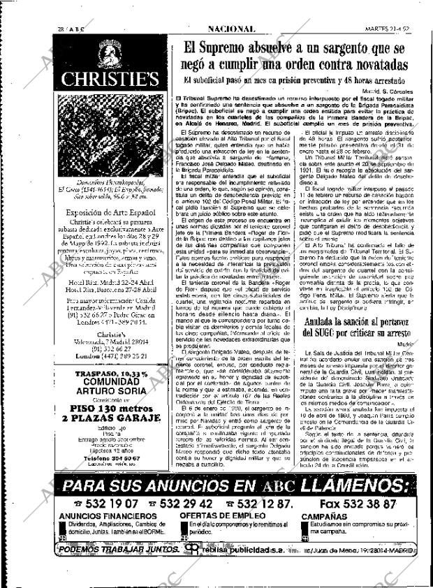 ABC MADRID 21-04-1992 página 28