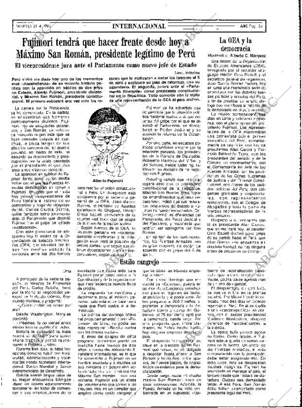 ABC MADRID 21-04-1992 página 35