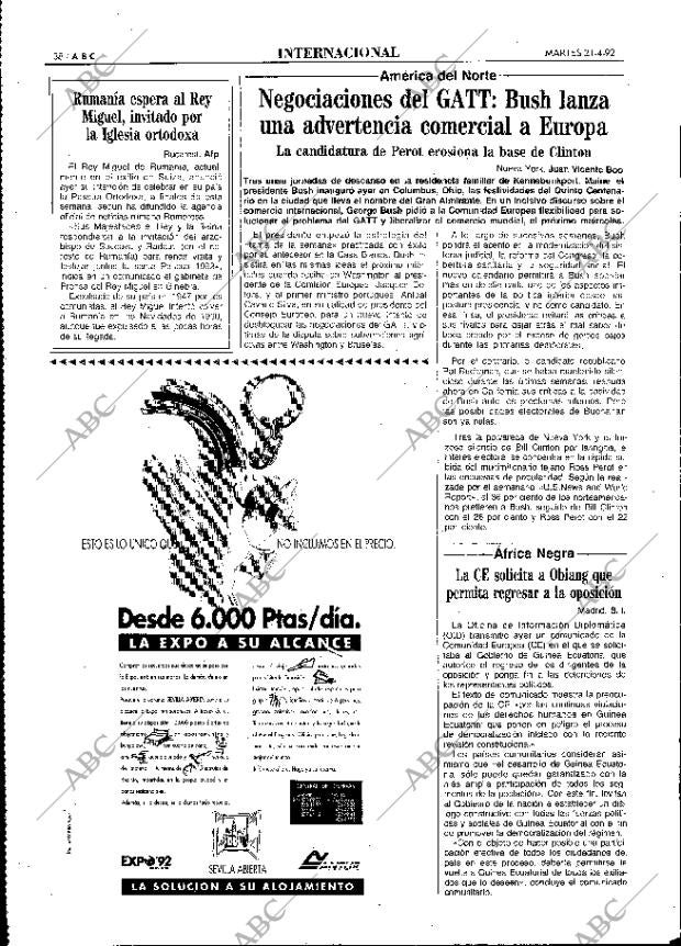 ABC MADRID 21-04-1992 página 38