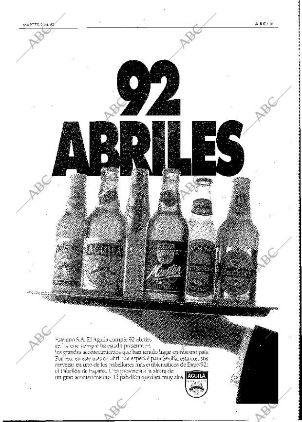 ABC MADRID 21-04-1992 página 51