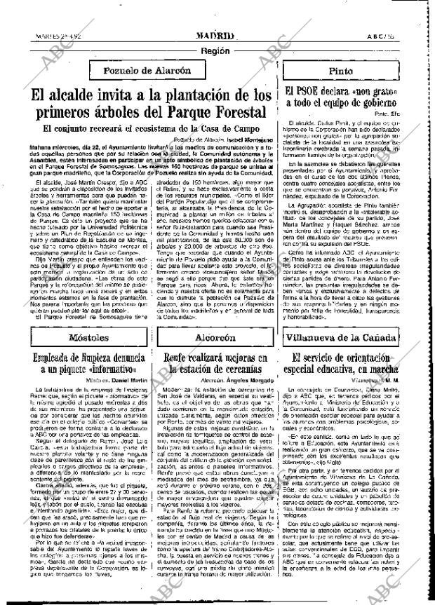 ABC MADRID 21-04-1992 página 55