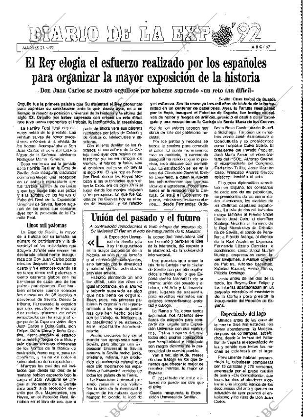 ABC MADRID 21-04-1992 página 67