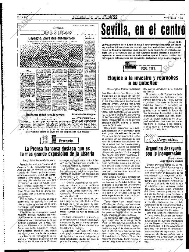 ABC MADRID 21-04-1992 página 72