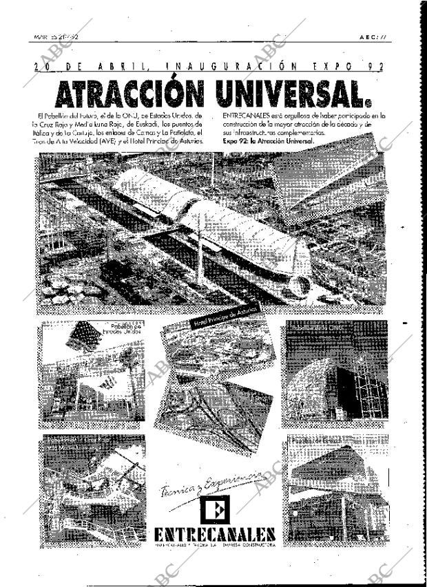 ABC MADRID 21-04-1992 página 77