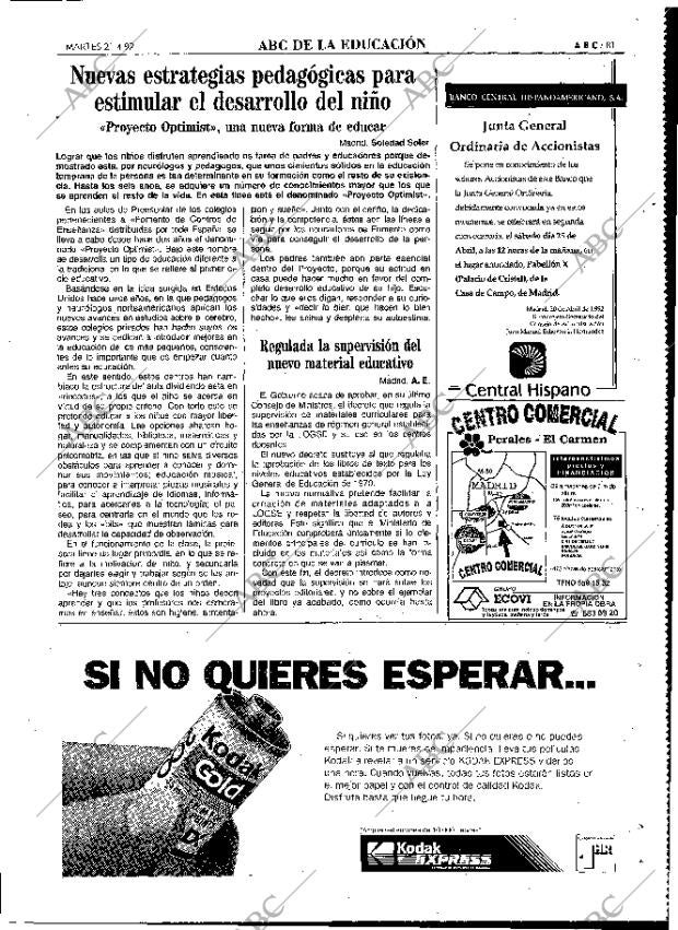 ABC MADRID 21-04-1992 página 81