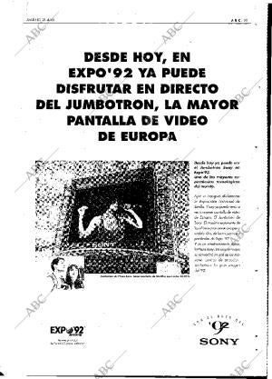 ABC MADRID 21-04-1992 página 99