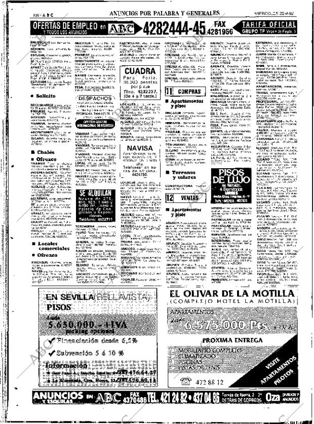 ABC SEVILLA 22-04-1992 página 106