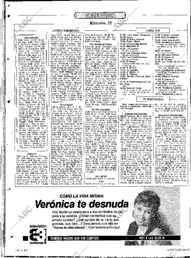 ABC SEVILLA 22-04-1992 página 118