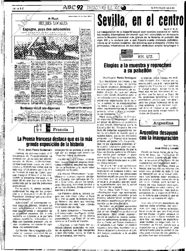 ABC SEVILLA 22-04-1992 página 64