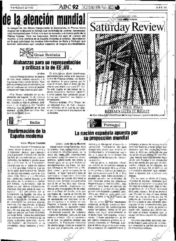 ABC SEVILLA 22-04-1992 página 65